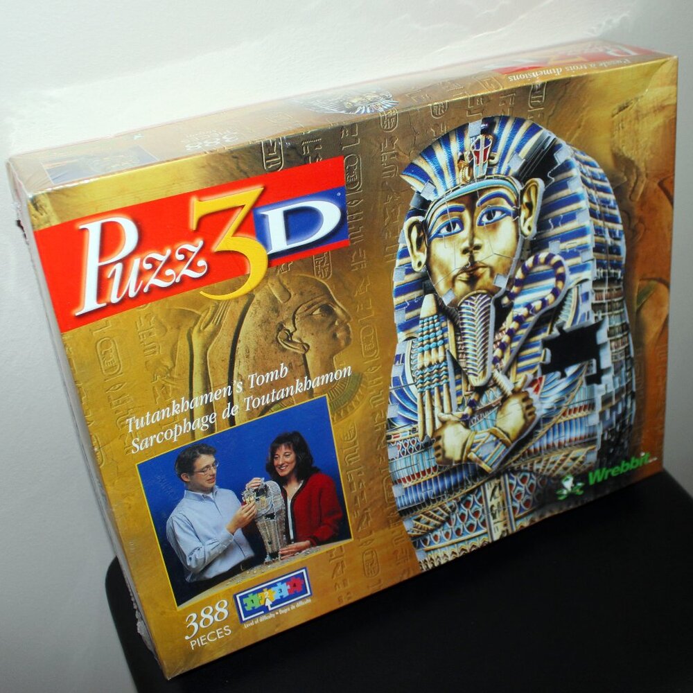 3/$188❤️Wrebbit PUZZ 3D Tutankhamen's Tomb puzzle King Tut Sarcophagus Egypt